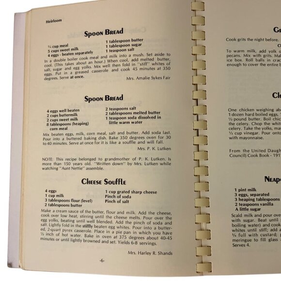 Vintage The Jackson Mississippi Cookbook Spiral-Bound 1977 Symphony League - Picture 5 of 11